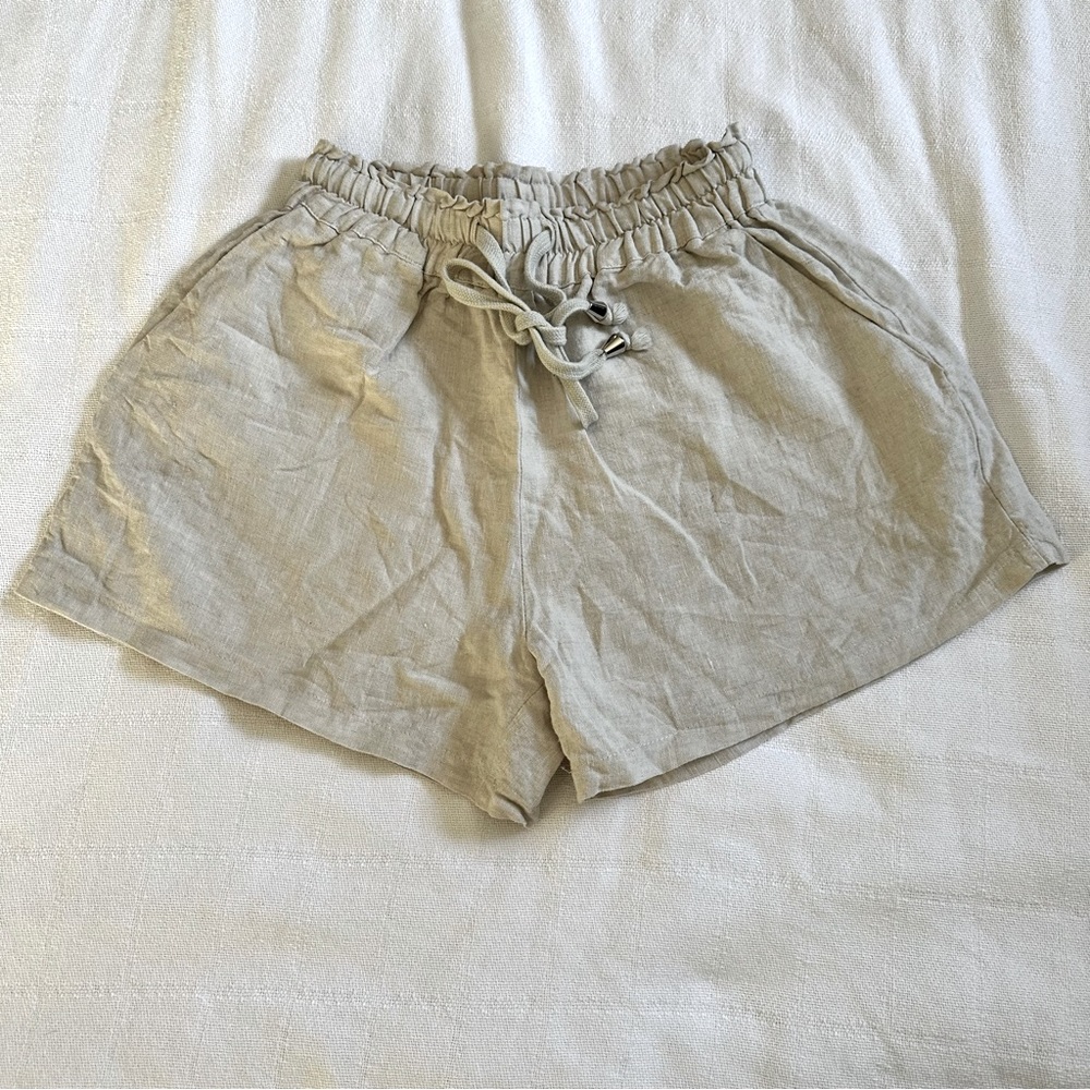 Princess Polly Miami Linen Shorts
